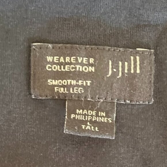 J.Jill Black Smooth-Fit Full-Leg Travel Pull-On Pants Sz LrTall - Picture 7 of 10